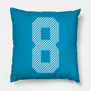 Iconic Number 8 Pillow