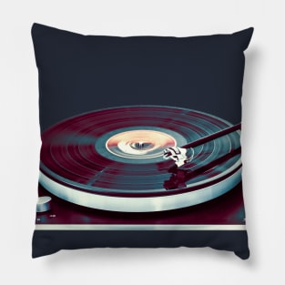 vinyl player Pillow