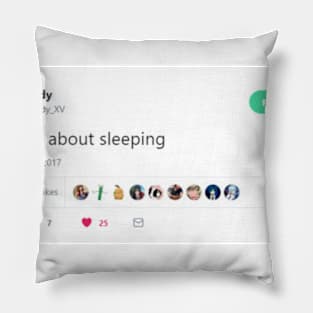 Woody Sleeping Thread Pillow