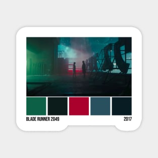 Blade Runner 2049 Color Palette Magnet