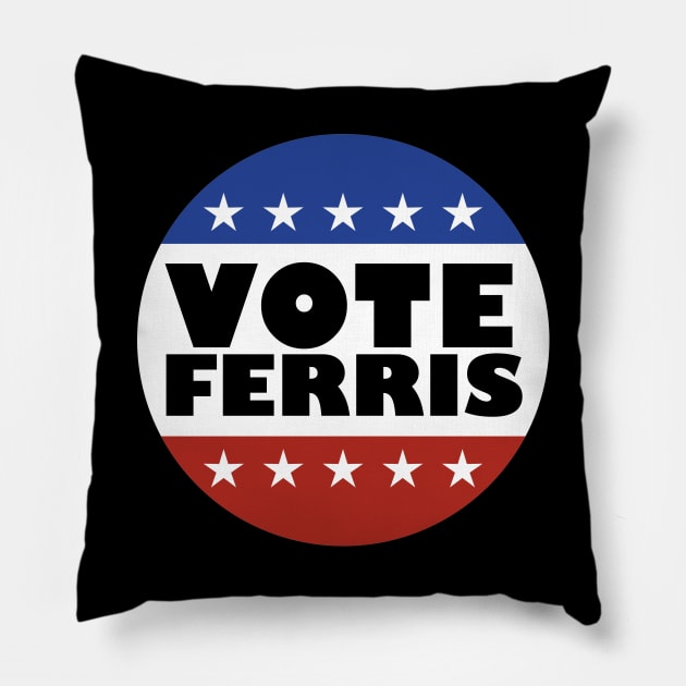 Vote Ferris Pillow by familiaritees