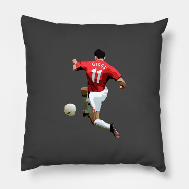 Legend Ryan Giggs Pillow by Webbed Toe Design's