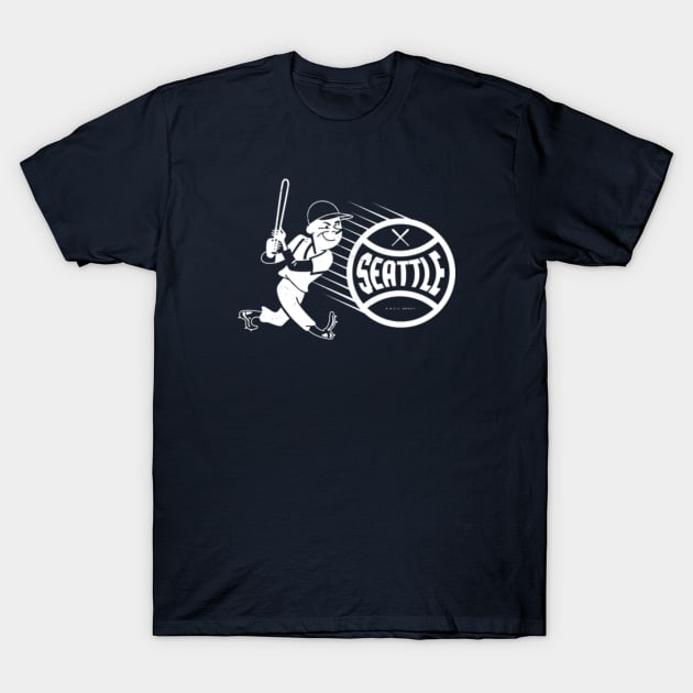 CustomCat Seattle Mariners Retro MLB T-Shirt White / S