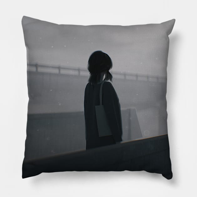 Overpass Pillow by Brian An Phan