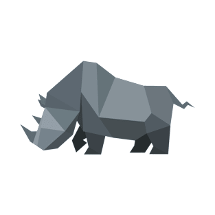 Low Poly Rhino T-Shirt