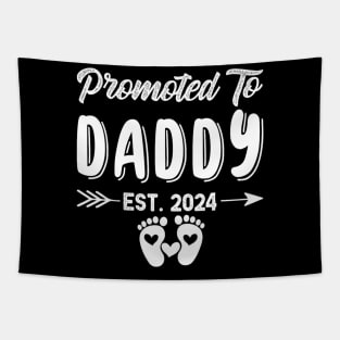 Promoted To Daddy est 2024 Pregnancy Announcement Tapestry