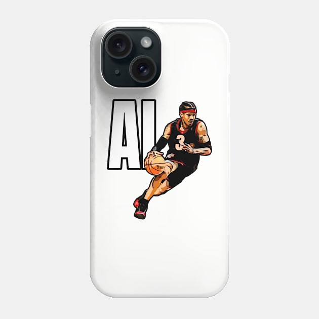 Sixers Iverson AI 3 Phone Case by Gamers Gear