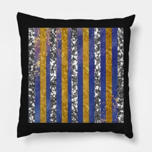 Glamour & Glitter Stripes Pillow