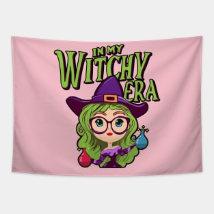 In My Witchy Era Tee Halloween Cute witch holding potions Tapestry