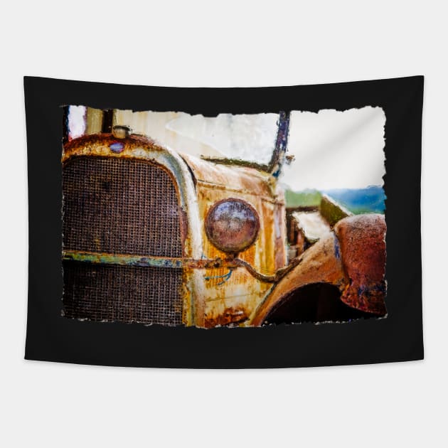 Classic American Automobile Tapestry by Custom Autos