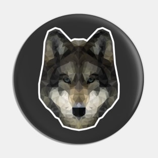 Poly Wolf Pin