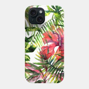 Palm Leaves seamless pattern Phone Case