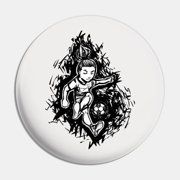 EGFC Freestyle Girl Pin by BoldLineImages18