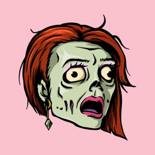 female zombie head T-Shirt