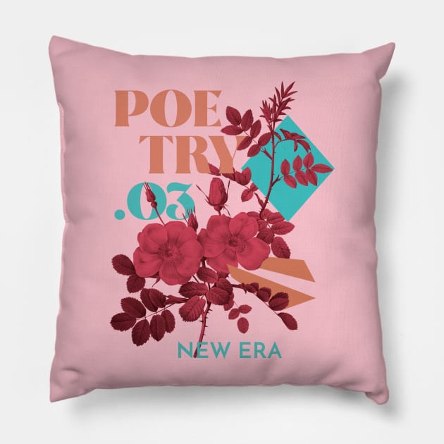 Poetry Wild Flower New Era Pillow by Tip Top Tee's