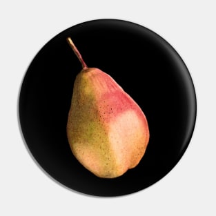 Watercolor Pear Pin