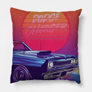 Dodge Charger with 1980's style Pillow