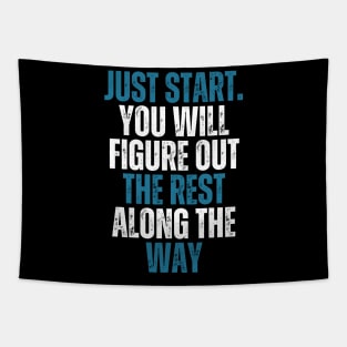 motivational quote typography design Tapestry