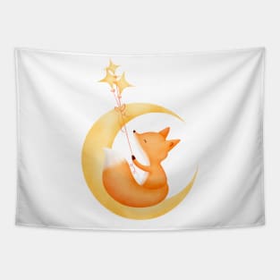 Moon Fox Tapestry