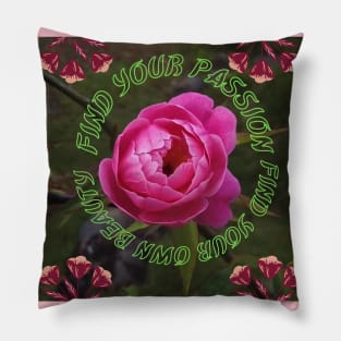 Beautiful Pink Rose Pillow