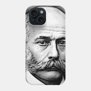 Joseph Bazalgette Black And White Portrait | Joseph Bazalgette Artwork 2 Phone Case