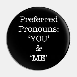 Preferred pronouns Pin