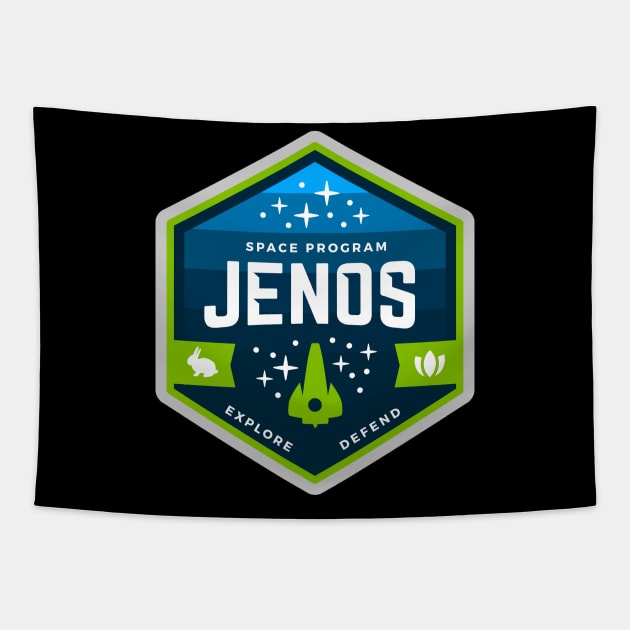 Jenos Paladins Champion Logo Tapestry by dcmjs