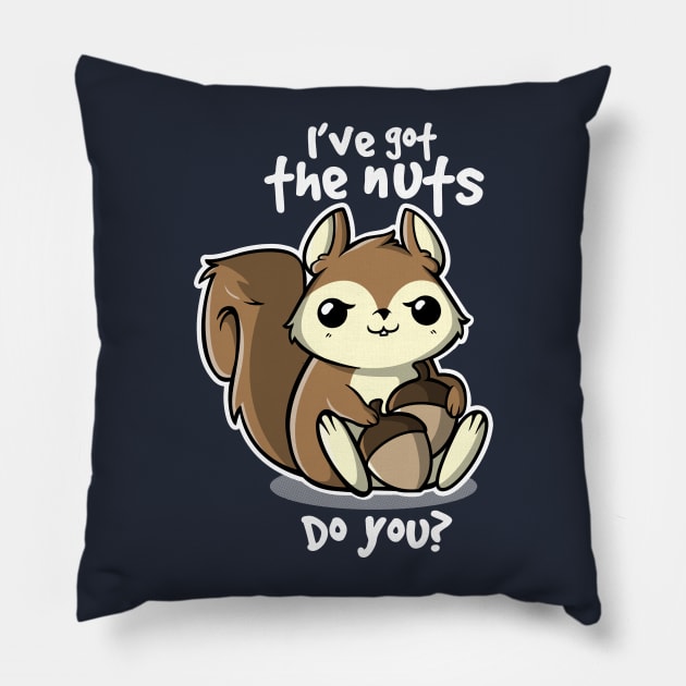 Squirrel nuts Pillow by NemiMakeit