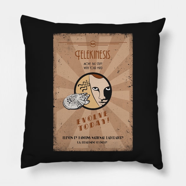 Telekinesis Pillow by MrJungle