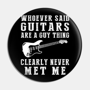 Strumming Diversity: Guitar for All Genders! Pin