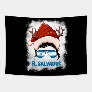 El Salvador girl, Salvadoran Christmas gift , Regalo Navidad El Salvador Tapestry