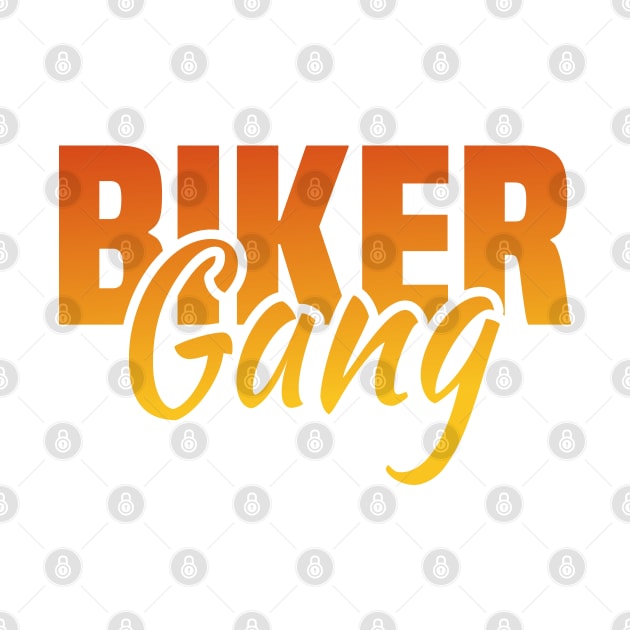 Biker Gang, Retro Vintage Cycling Lover by BenTee