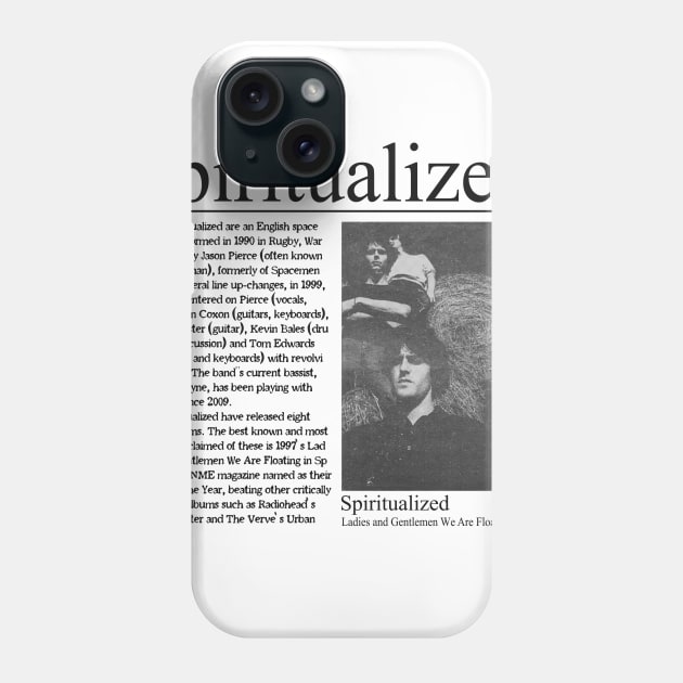 vintage spiritualized // fanart Phone Case by psninetynine