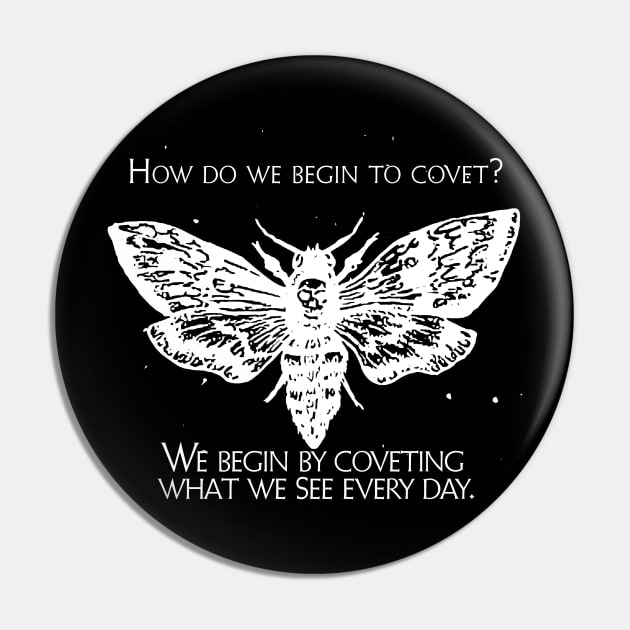 Death Head Moth Pin by BarrySullivan