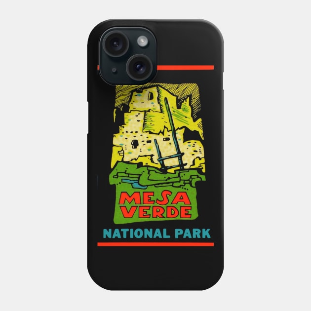 Mesa Verde National Park Colorado Vintage Phone Case by Hilda74