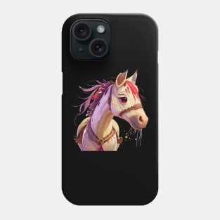 Colorful Fjord Horse Artwork 26 Phone Case