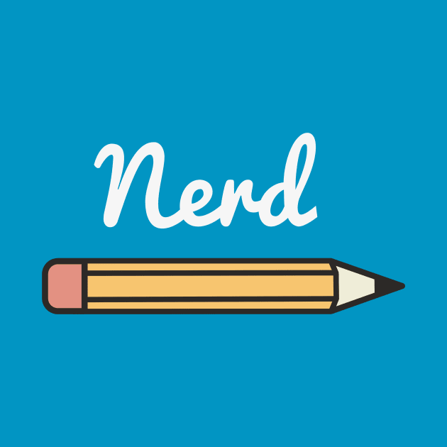 Nerd Pencil Writer T-Shirt by happinessinatee