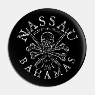 Nassau, Bahamas, Pirate Skull & Crossbones Pin