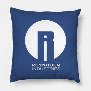 Reynholm Industries Logo (White) Pillow