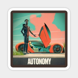 Autonomy Tee Magnet