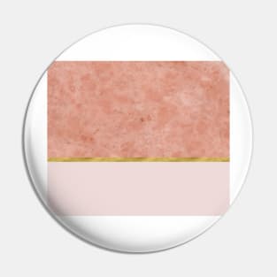 Ettore rosa on blush pink & gold Pin