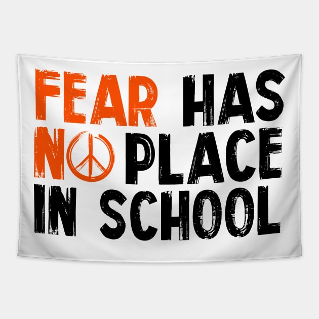 Anti Gun Fear Has No Place In School End Gun Violence Tapestry by nikolay