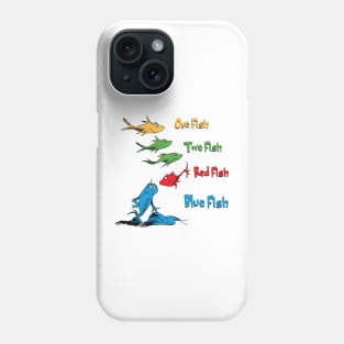 One Fish Two Fish Red Fish Blue Fish Reading Day Phone Case