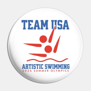 Artistic Swimming - Team USA - Summer Olympics Pin