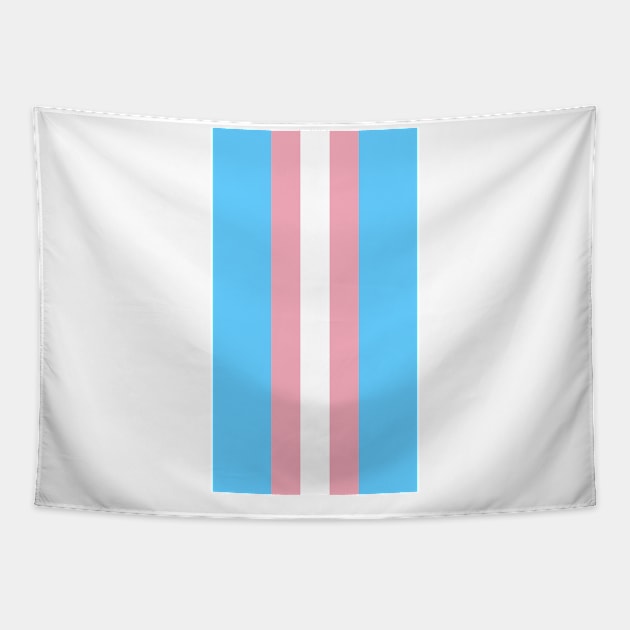 Proud Trans Transexual Pride Flag (Proud LGBTQ+ Community Pride Flag) Tapestry by Teeworthy Designs