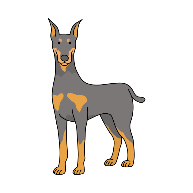 Dobermann by kawaii_shop