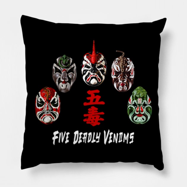 The Five Deadly Venoms Pillow by Genbu