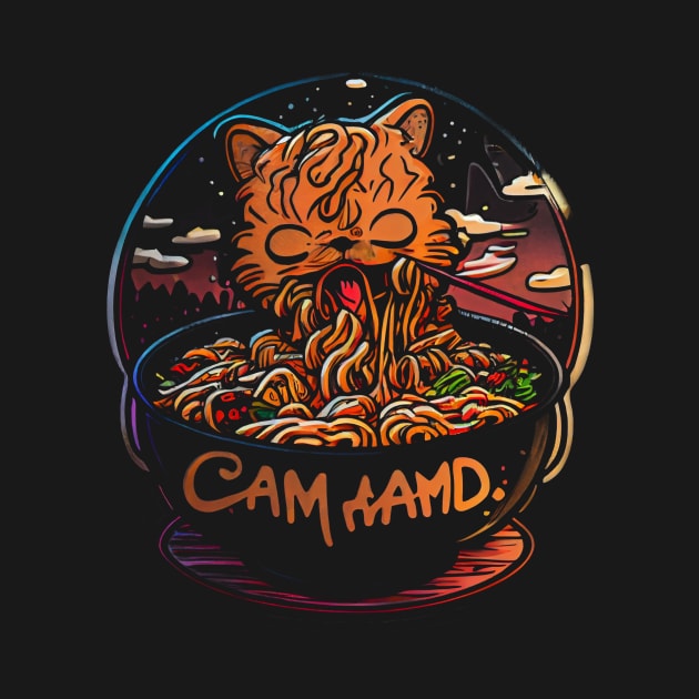 Ramen Garfield by gblackid