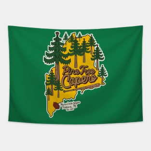 Defunct Portland Pine Tree Capers Baseball Team Tapestry