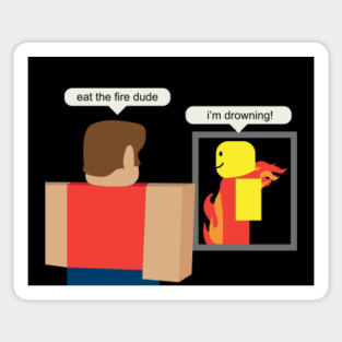 Roblox Meme Stickers Teepublic - dark humor roblox memes